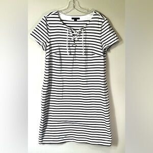 Tommy Hilfiger Women’s Knit Striped Shirt Dress